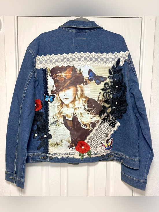 Goodfellow￼ Jackets & Blazers - Embellished Stevie Nicks Denim Jacket